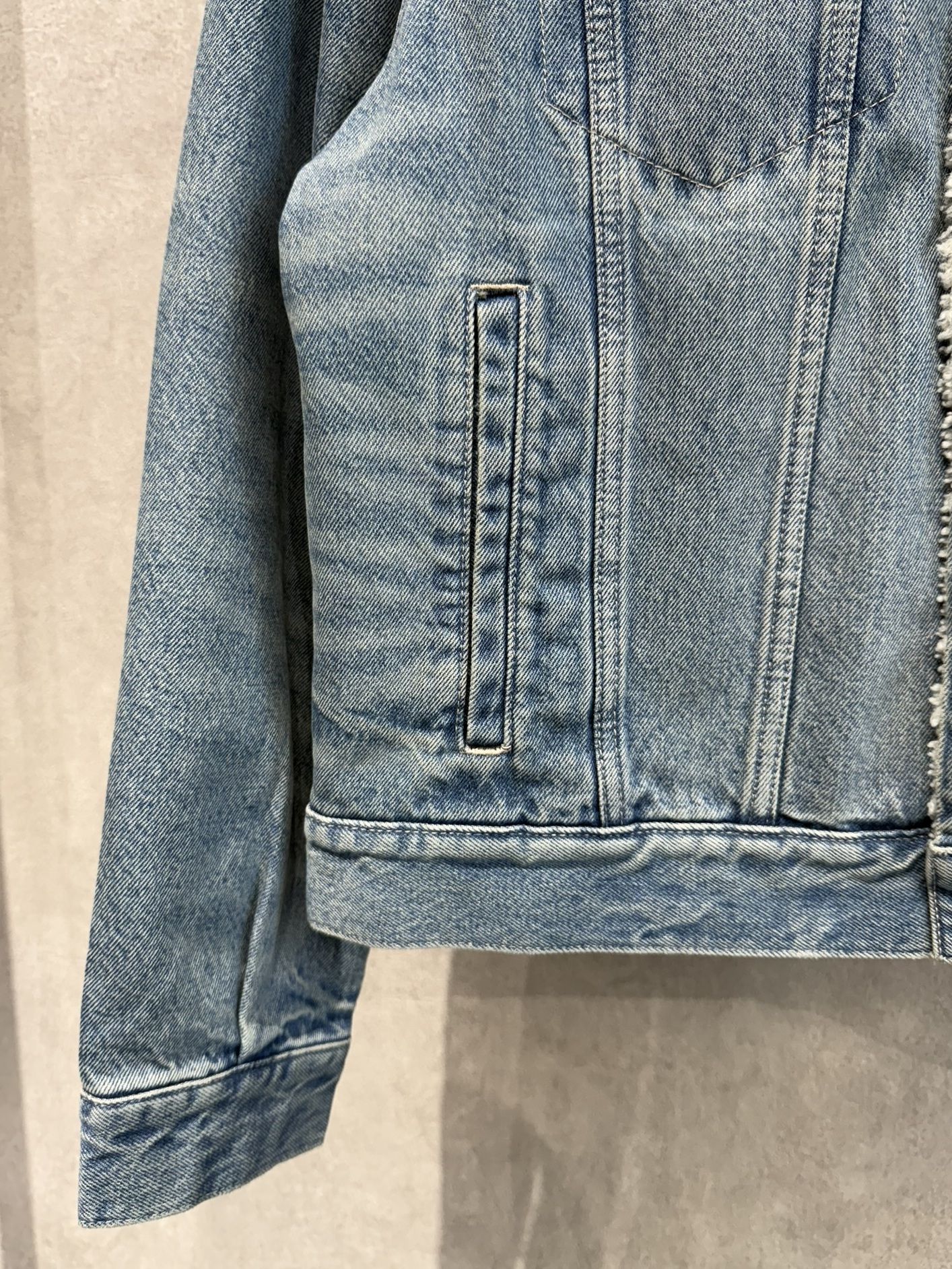 90s シェルパトラッカージャケット / ボアデニムジャケット / 4RD310G / 01J(ライトブルー)