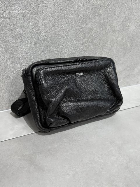 オイルドレザー ミニショルダーバッグ / DCD-01326B / ブラック×ブラック