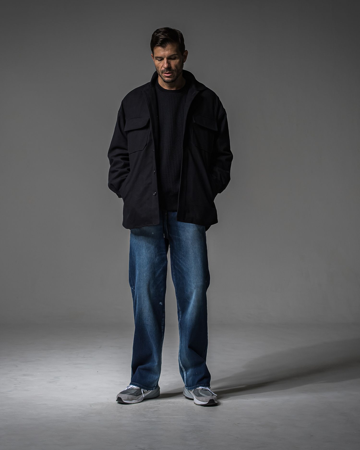 KING DENIM JERSEY / RC37-ST-005 / デニムジャージ バギーワイドパンツ / ダークインディゴ