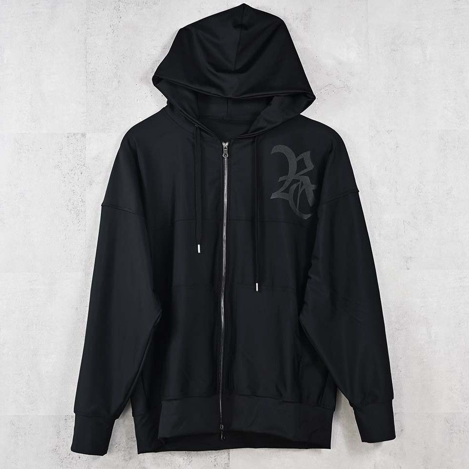 RUSH OVER ZIPUP HOODIE / RC40-C-001 / ラッシュガードパーカー / ブラック (5月下旬入荷予定)