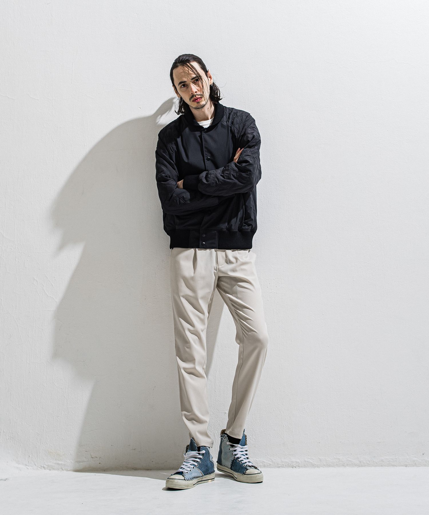 GAVIRIA SLACKS EASY PANTS / DP1-ST-001 / スラックスイージーパンツ / ベージュ (3月中旬入荷予定)