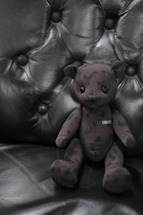 LEOPARD TEDDY BEAR(Sサイズ) / OR2-A-001 / テディベア / ブラックレオパード (6月中旬入荷予定)
