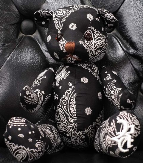 BANDANA TEDDY BEAR / RC25-A-001 / テディベア / ブラック