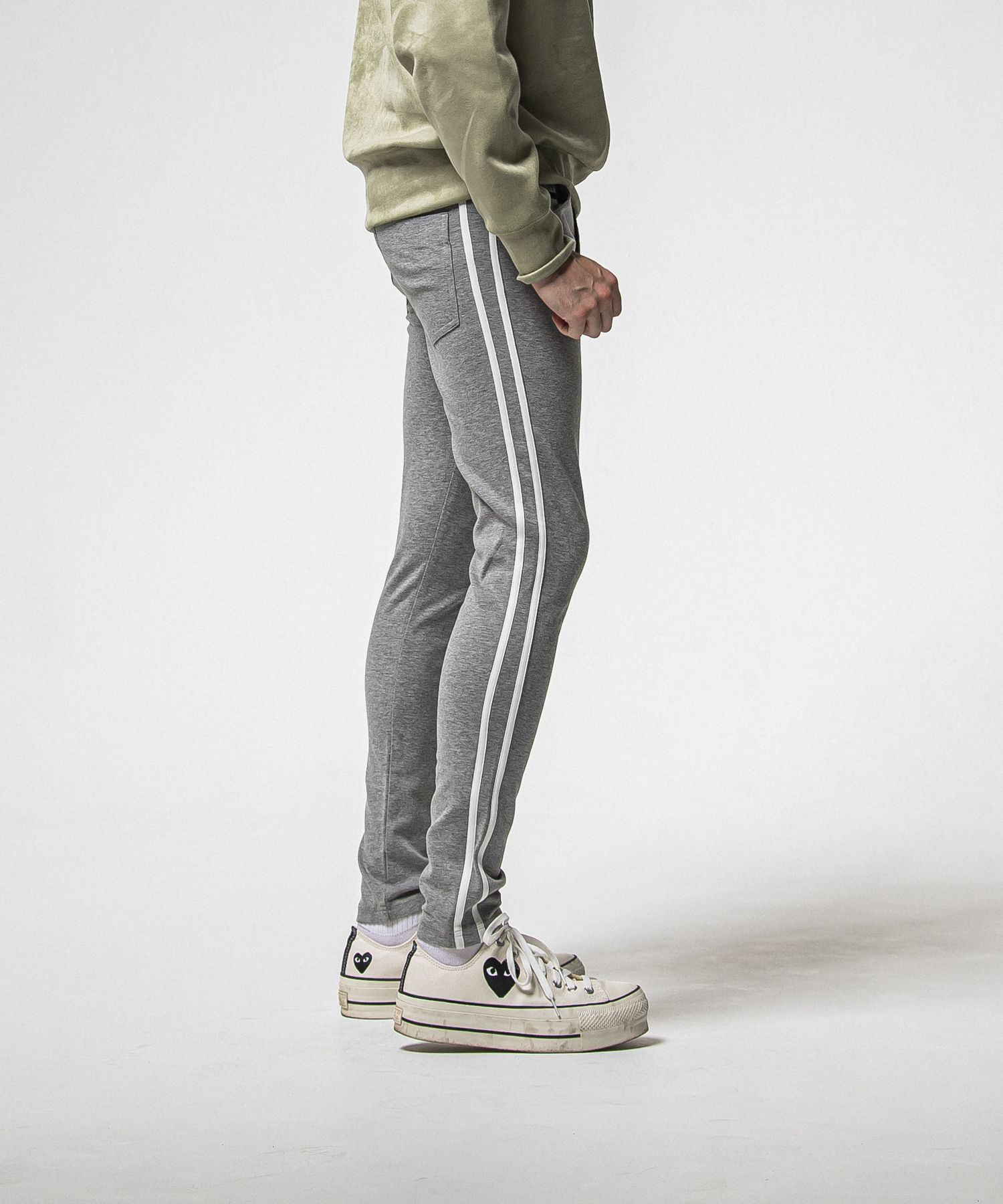 BLIND LINE PT / BASIC-ST-008 / ラインパンツ / グレー (1月上旬入荷予定)