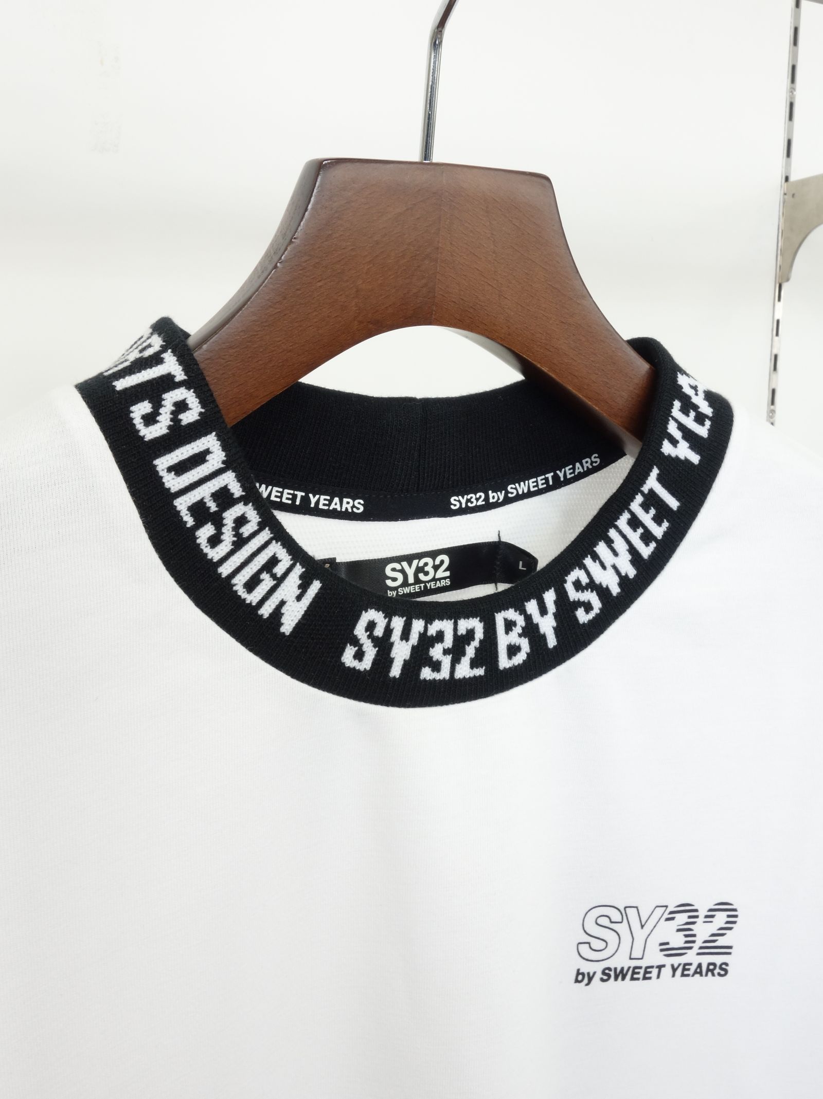 SY32 by SWEET YEARS - TAPE DESIGN L/S TEE / 11541 / ロングスリーブ 