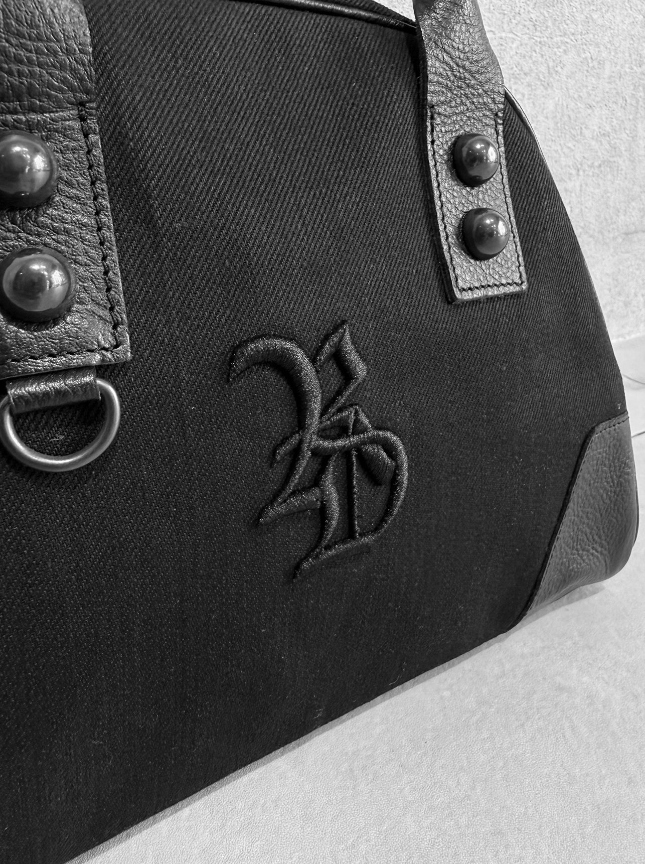 DENIM MINI BOSTON BAG / RC41-BAG-002RD / デニムミニボストンショルダーバッグ / ブラック