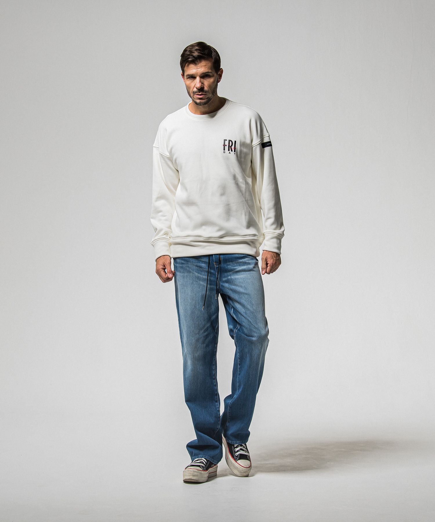 KING DENIM JERSEY / RC38-ST-005 / デニムジャージバギーワイドパンツ / インディゴユーズド (12月中旬入荷予定)