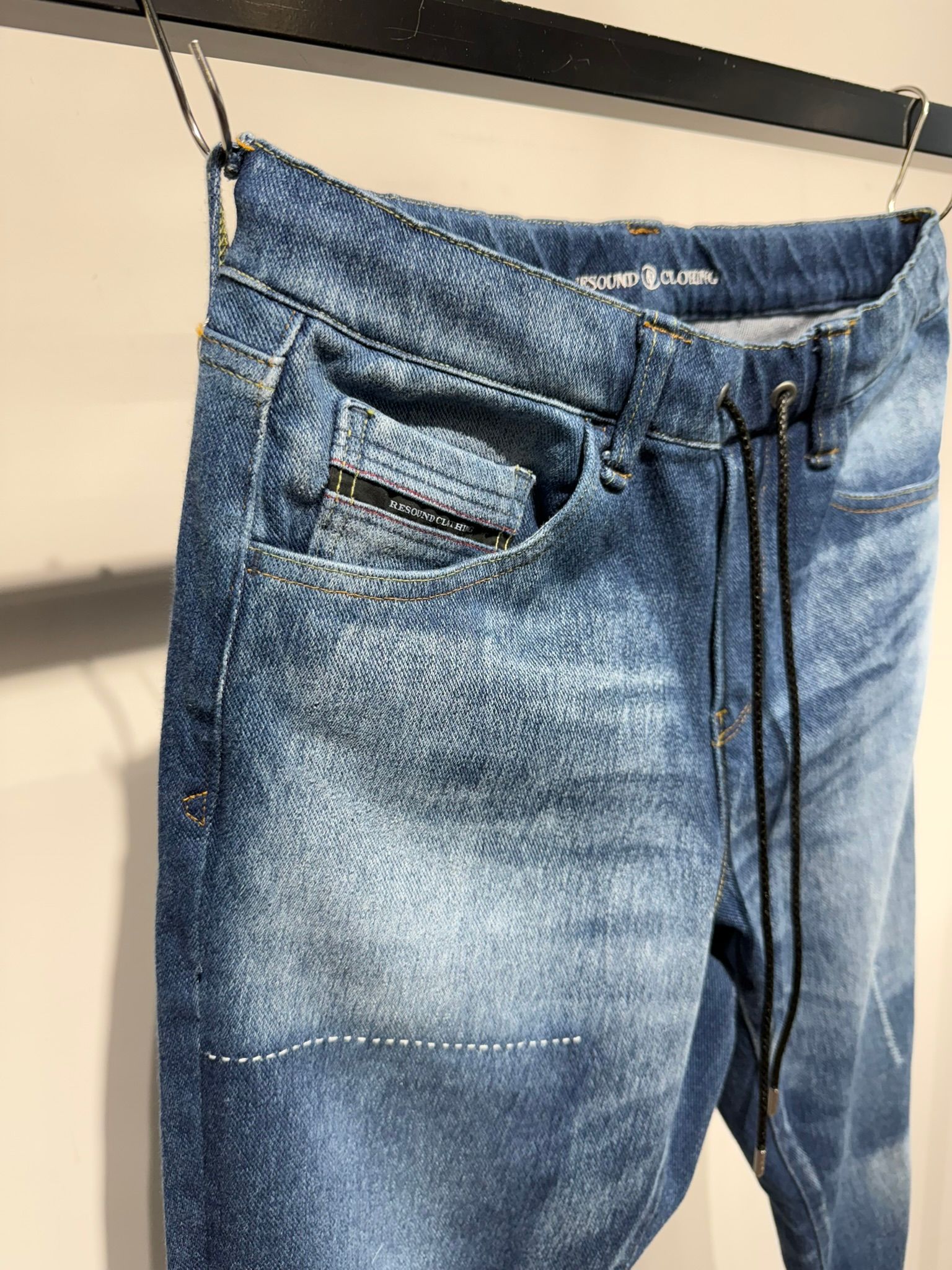 MICK DENIM JERSEY / RC35-ST-020 / デニムジャージテーパードパンツ / インディゴリメイク