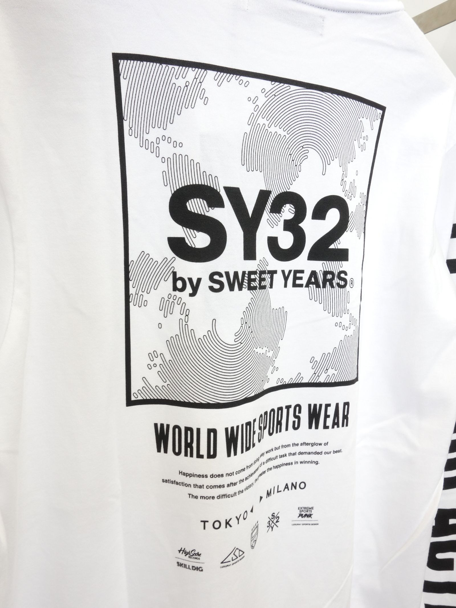 SY32 by SWEET YEARS - MULTI LOGO L/S TEE / TNS1738J / ロング