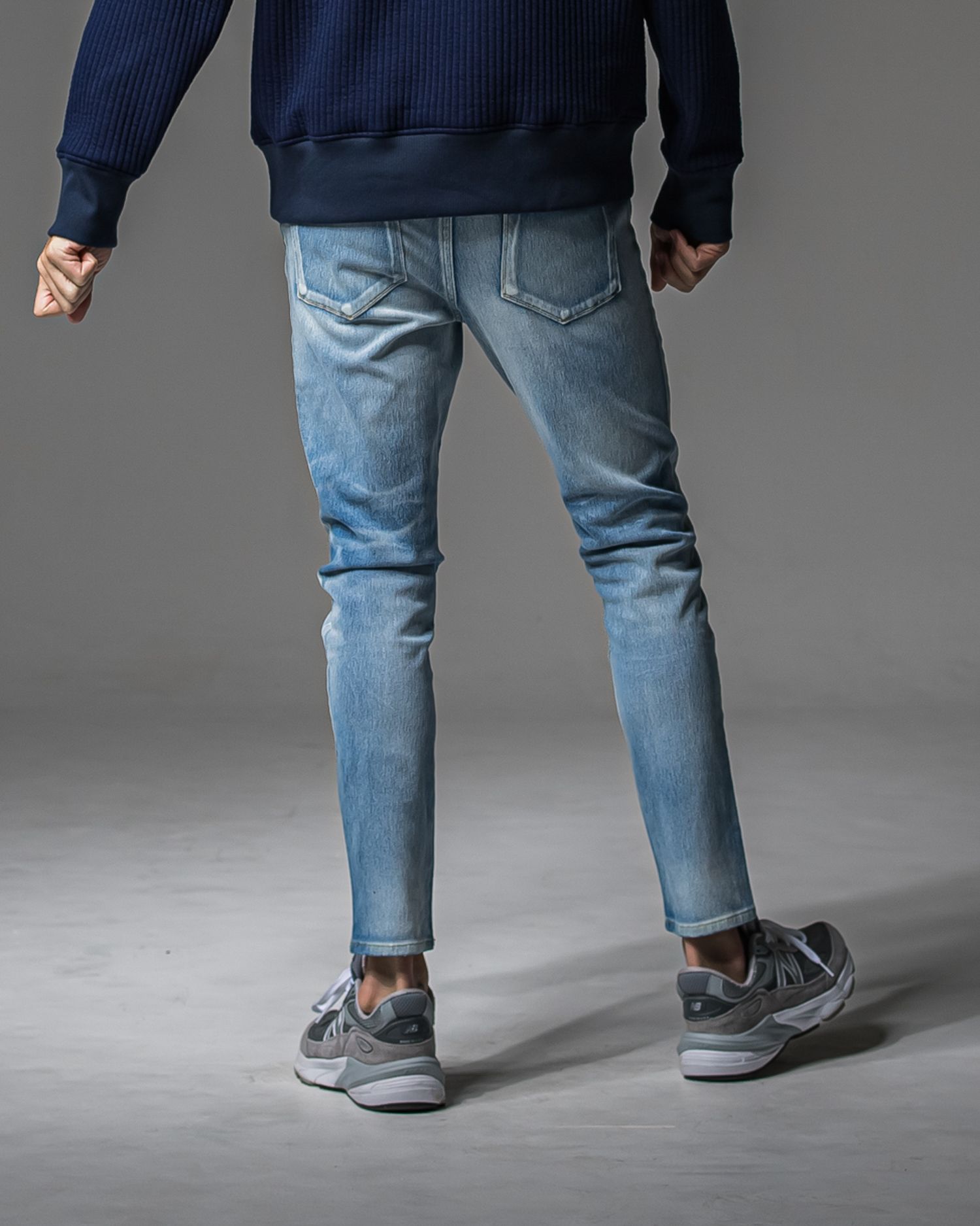 MICK DENIM JERSEY / RC37-ST-020 / デニムジャージテーパードパンツ / ライトインディゴ (9月上旬入荷予定)