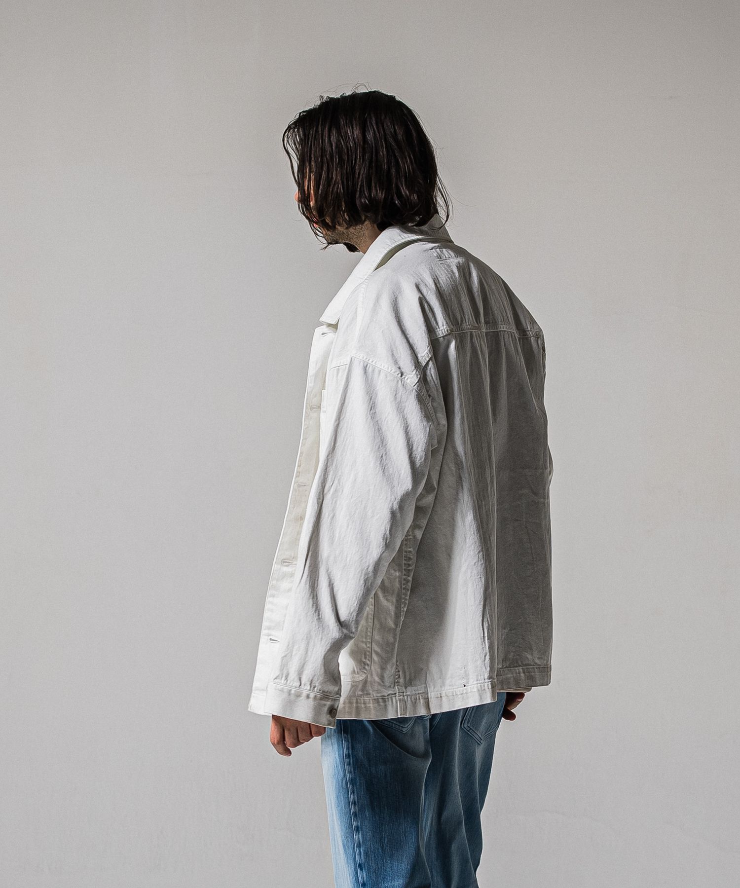 RC CAVER ALL / RC39-JK-004 / デニムカバーオール / ホワイト (2月中旬入荷予定)