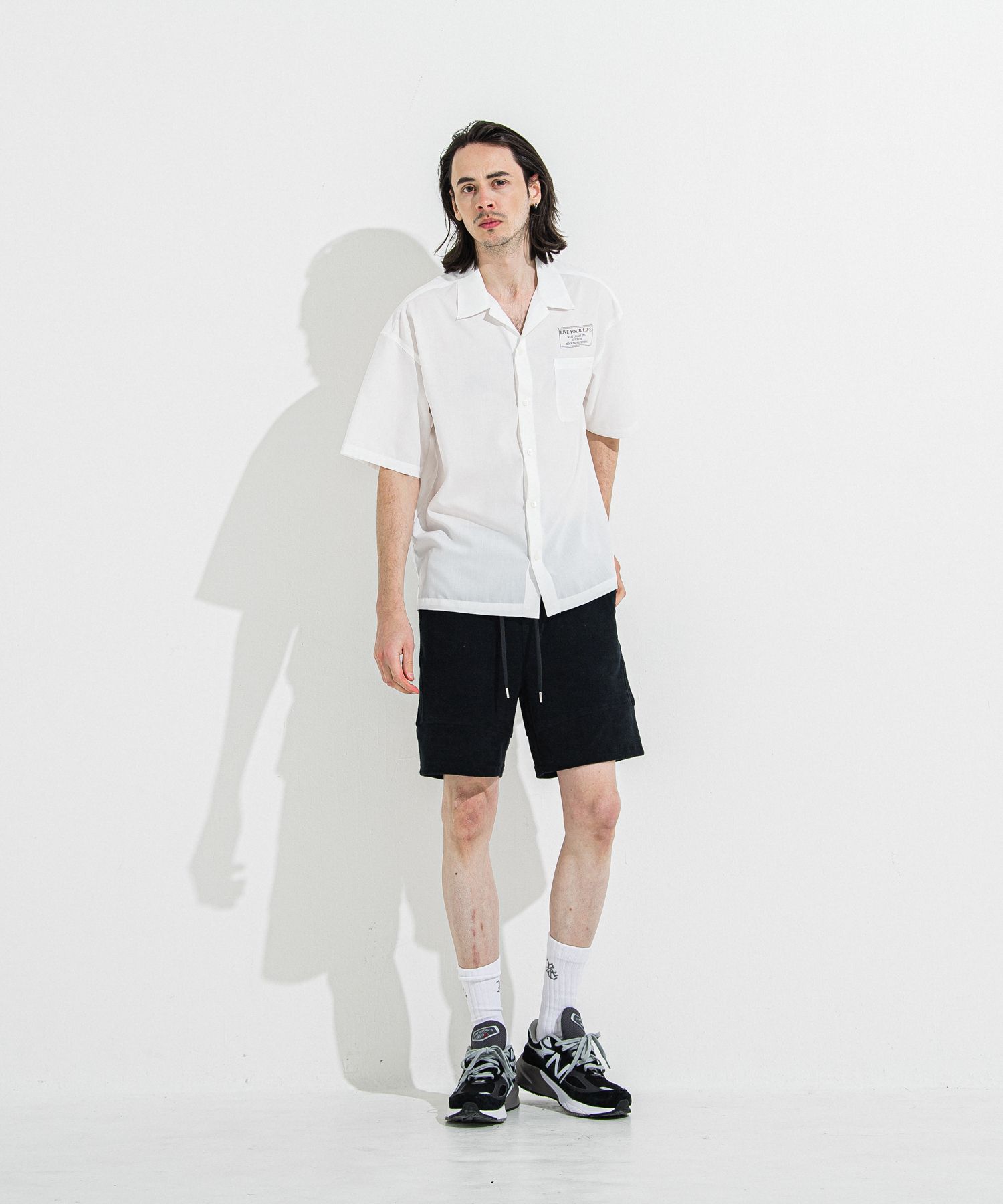 TYLER PILE SHORTS / RC36-HP-001 / パイルラインショーツ / ブラック