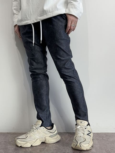 CHRIS EASY TUCK PANTS / RC35-ST-016T / イージータックパンツ / ペイズリーブラック