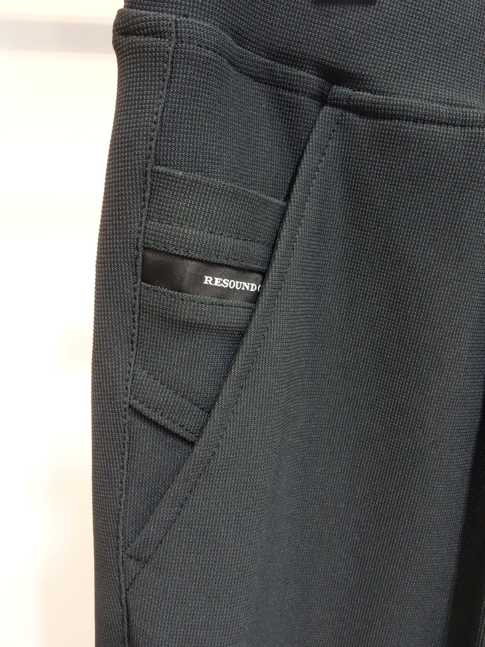 CHRIS EASY TUCK PANTS / RC28-ST-016T / イージータックパンツ / ブラック