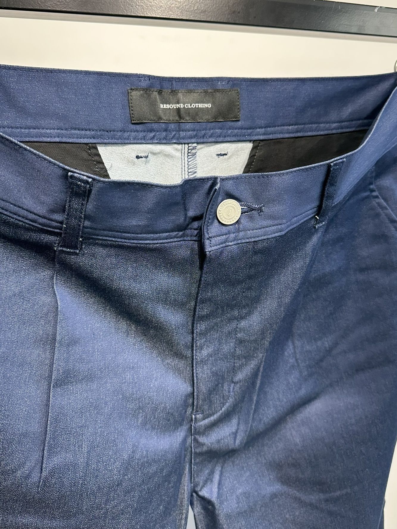WIDE TUCK PT / RC11-ST-003 / シャンブレーワイドタックパンツ / ネイビー※