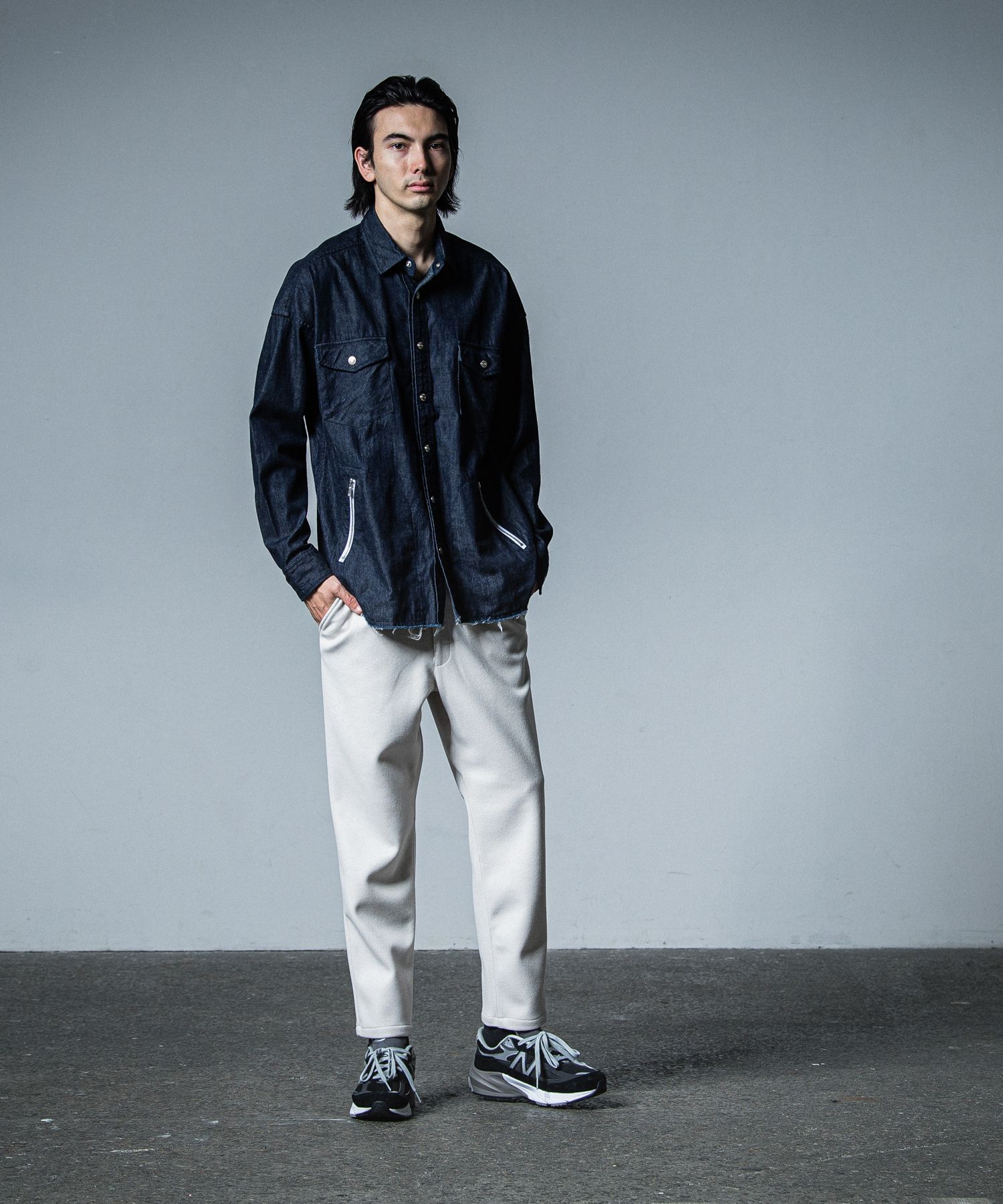OVER DENIM SHIRTS / RC33-SH-002 / オーバーデニムシャツ / インディゴワンウォッシュ