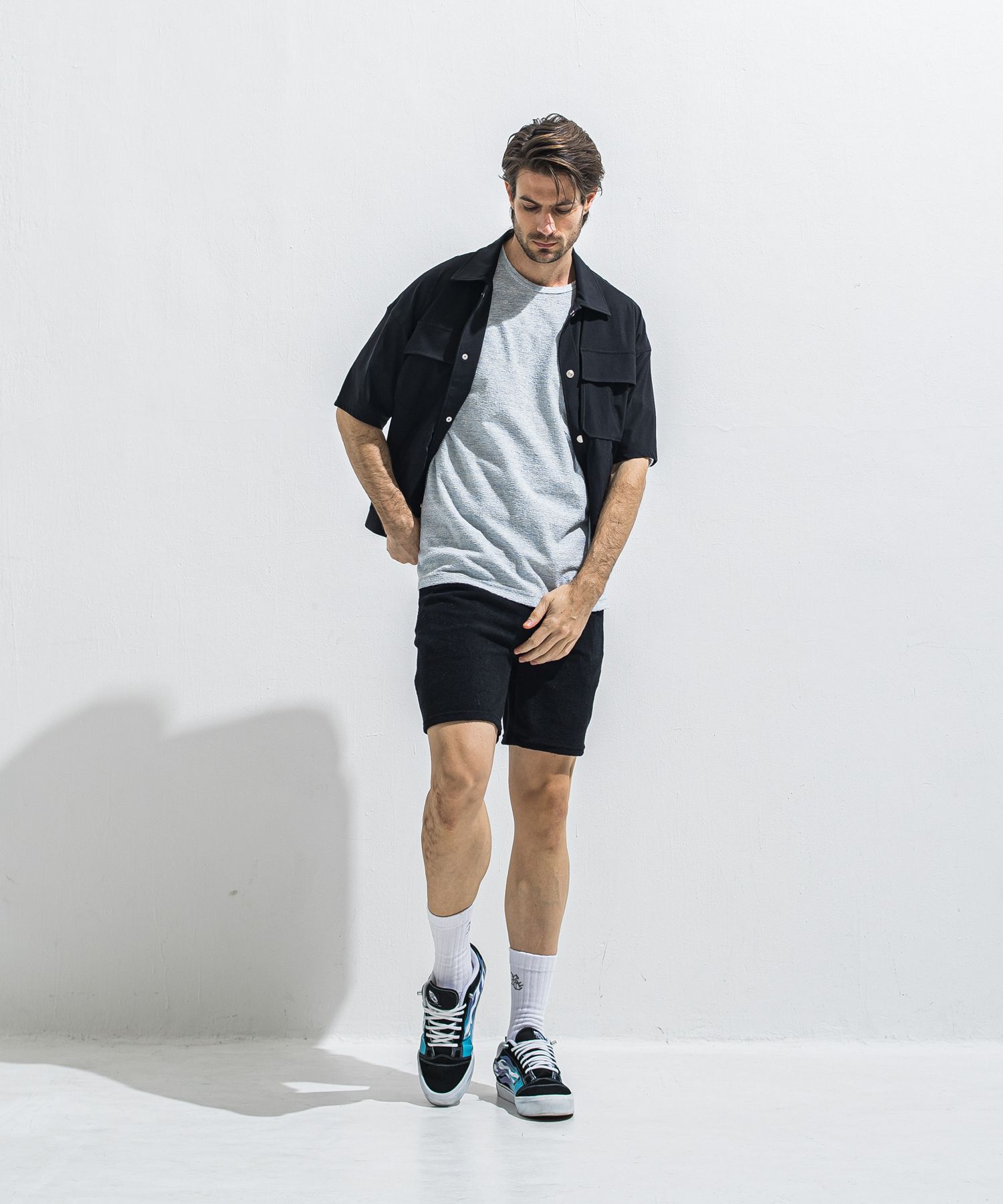 VINTAGE PILE SHORTS / RC40-HP-001 / パイルショーツ / ブラック (5月中旬入荷予定)