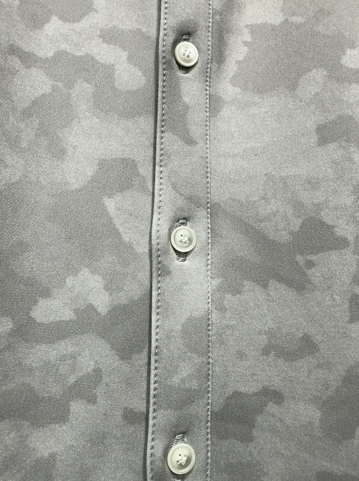JERSEY JACK SHIRT / RC34-SH-001 / 裏起毛オーバーサイズシャツ / グレーカモフラ