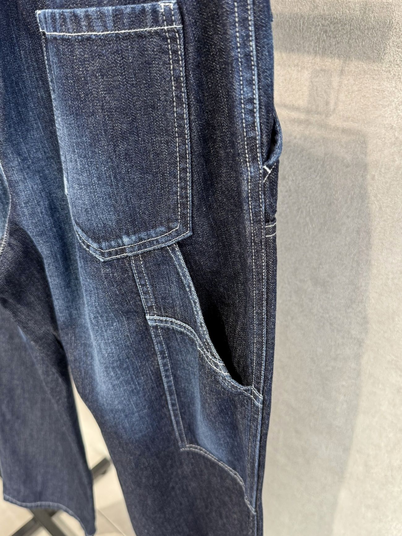 DOUBLE KNEE PT / RC39-ST-041 / ダブルニーワイドデニムパンツ / ダークインディゴ