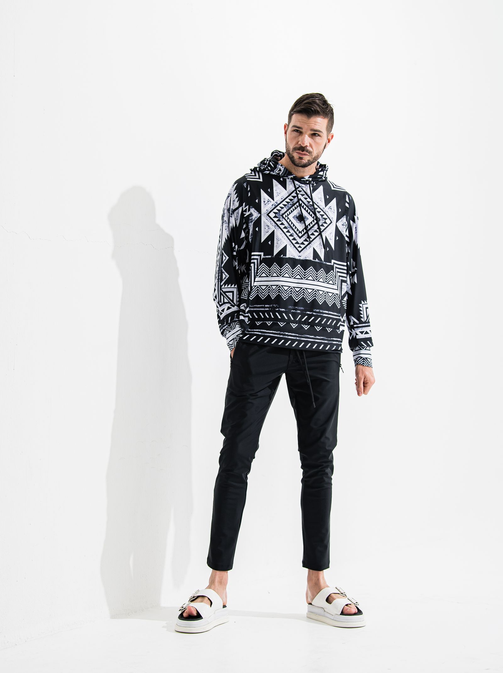 RUSH PULLOVER HOODIE / OR2-C-001  / ラッシュガードプルオーバーパーカー / ネイティヴブラック (7月中旬入荷予定)