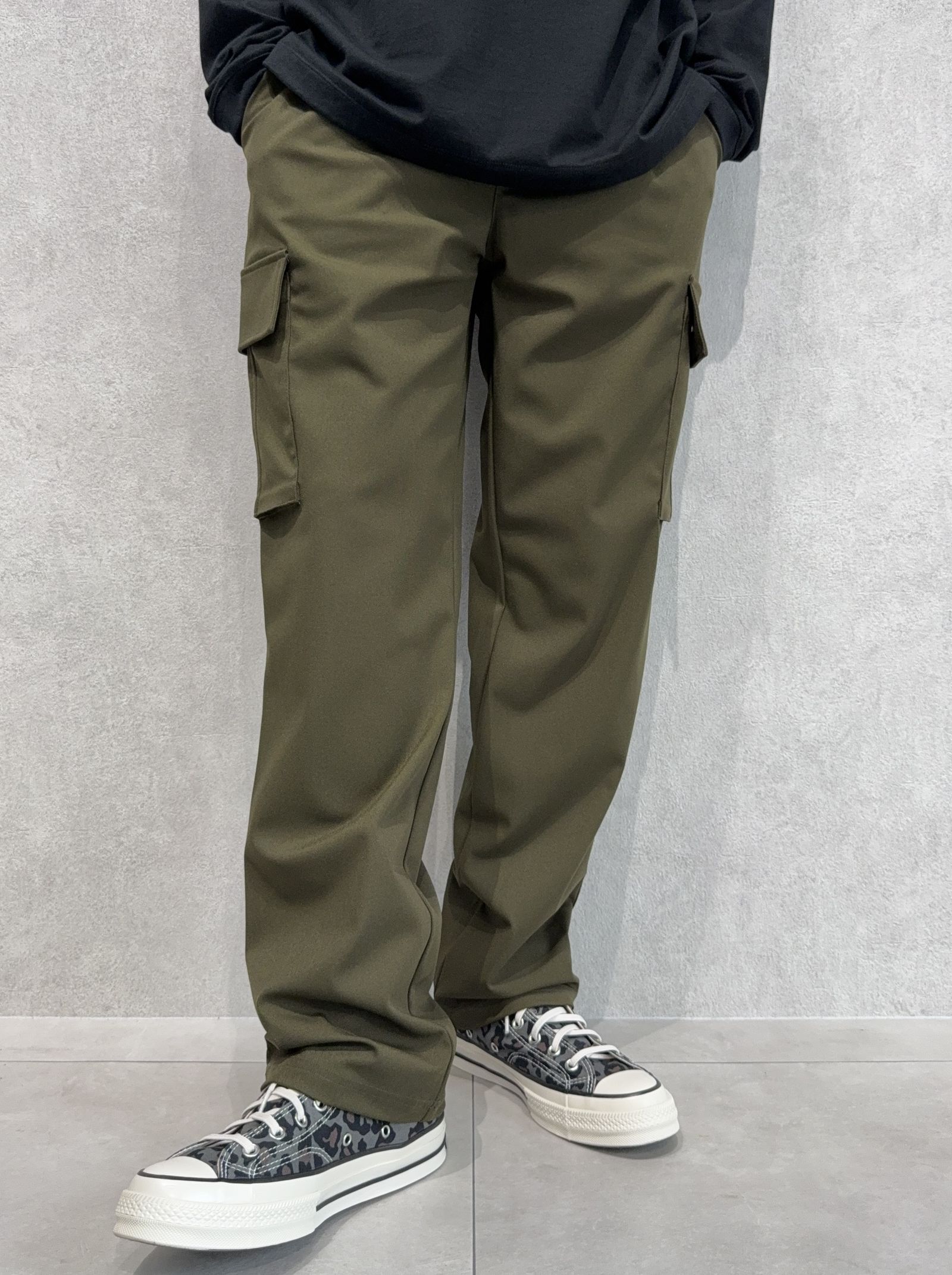 HEAD CARGO / RC41-ST-043 / カーゴセミワイドタックパンツ / カーキ
