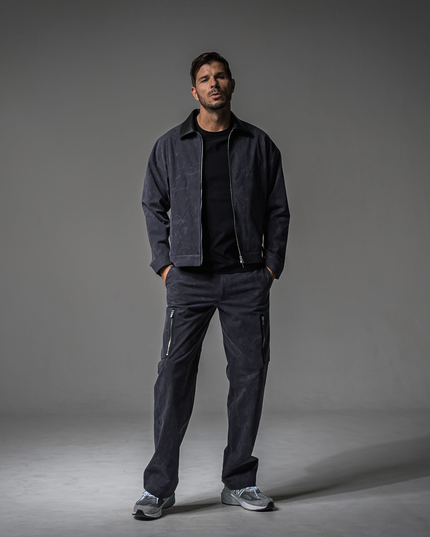 DAVID CARGO PANTS / RC37-ST-040 / ミリタリーワイドカーゴパンツ / ヴィンテージブラック