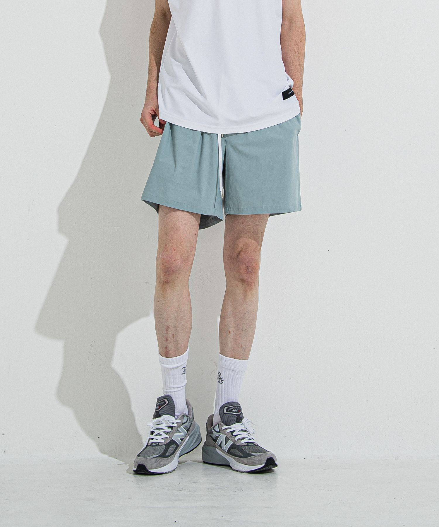 TV NYLON SHORTS / RC32-HP-004 / リラックスナイロンショーツ / アクア