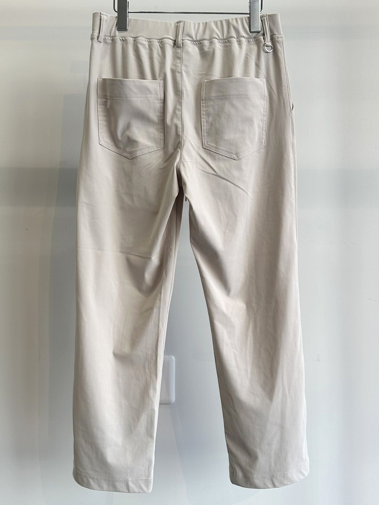 CHRIS EASY WIDE PANTS / RC31-ST-016W / ナイロンワイドパンツ / グレージュ