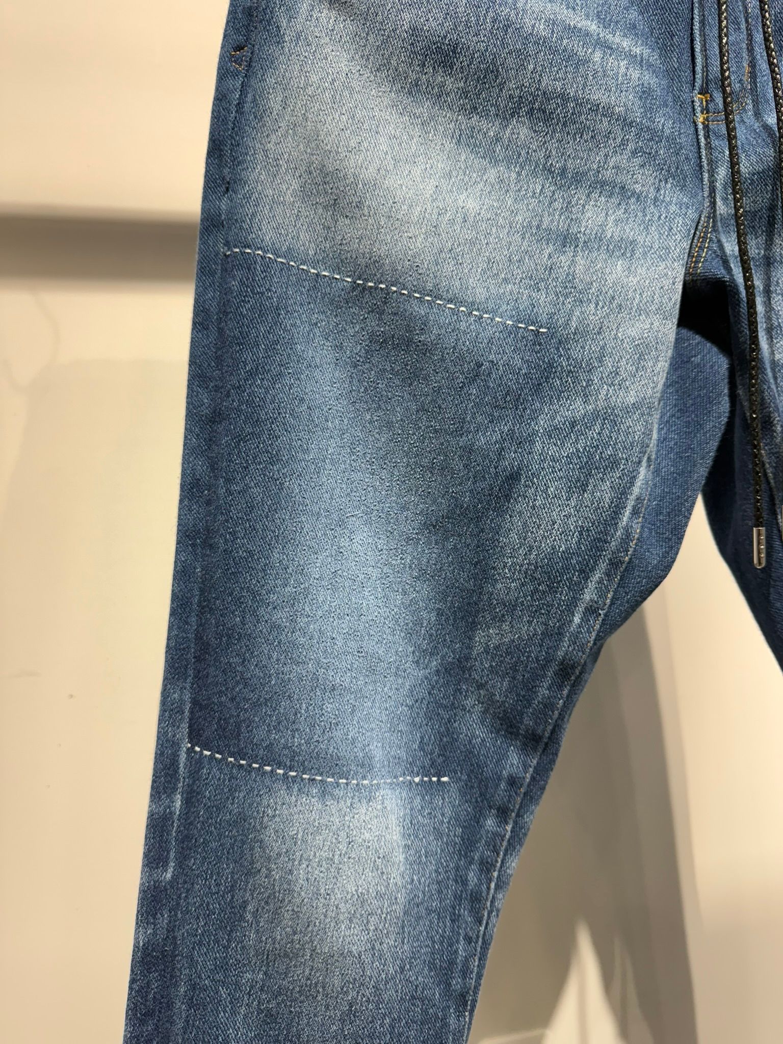MICK DENIM JERSEY / RC35-ST-020 / デニムジャージテーパードパンツ / インディゴリメイク