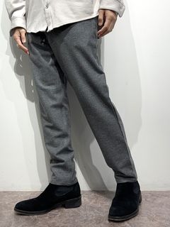 PAT WIDE EASY PANTS / RC34-ST-036 / ワイドテーパードパンツ / グレー