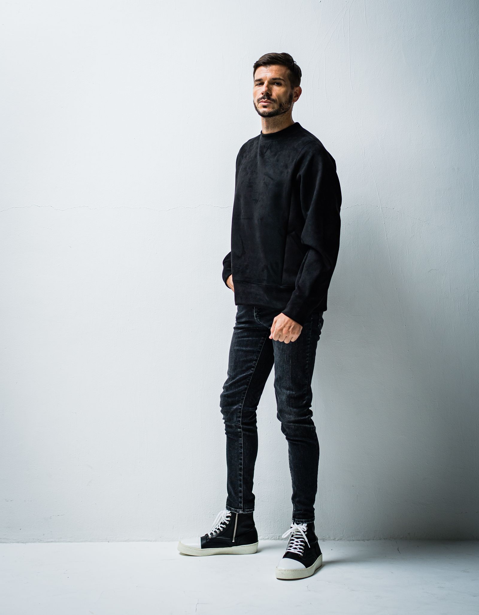 OR SKINNY JEANS / OR1-SK-002 / スキニーデニム / ブラックユーズド