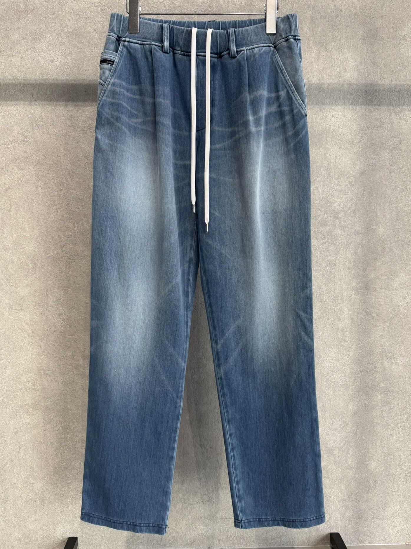 DENIM JERSEY WIDE PT / RC39-ST-016WTD / ライトオンスデニムジャージ ワイドパンツ / ライトインディゴ