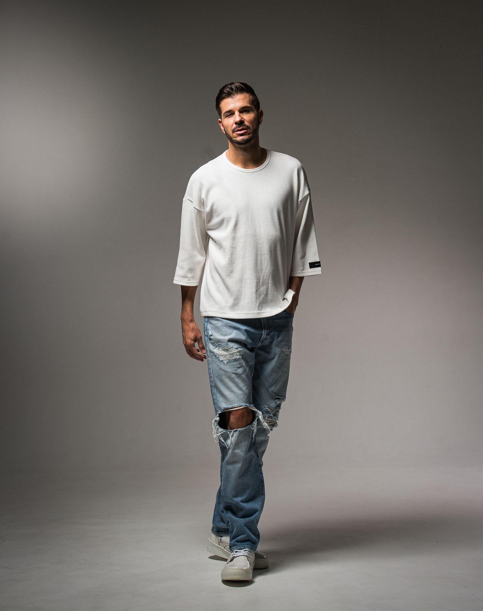 THREE-QUARTER SLEEVE WAFFLE T / RC23-C-001 / 七分袖サーマルTシャツ