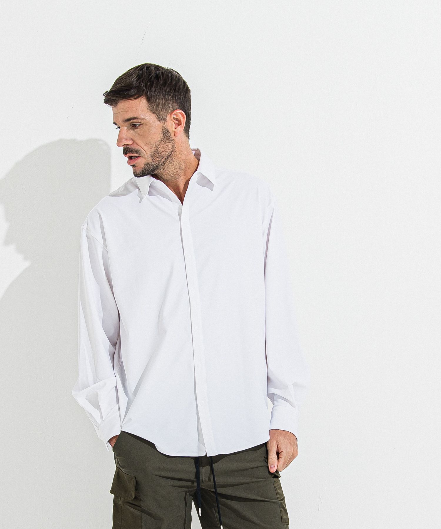 RUSH JACK SHIRTS / RC36-SH-001 / オーバーサイズラッシュガードシャツ / ホワイト