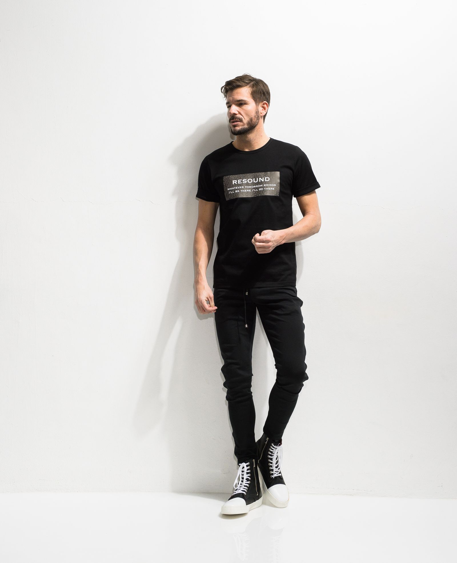 LEO BOX ROGO ROLL UP JERSEY TEE / RC20-T-004 / ボックスロゴTシャツ