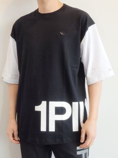 オーバーサイズバイカラー半袖Tシャツ / ust-22016