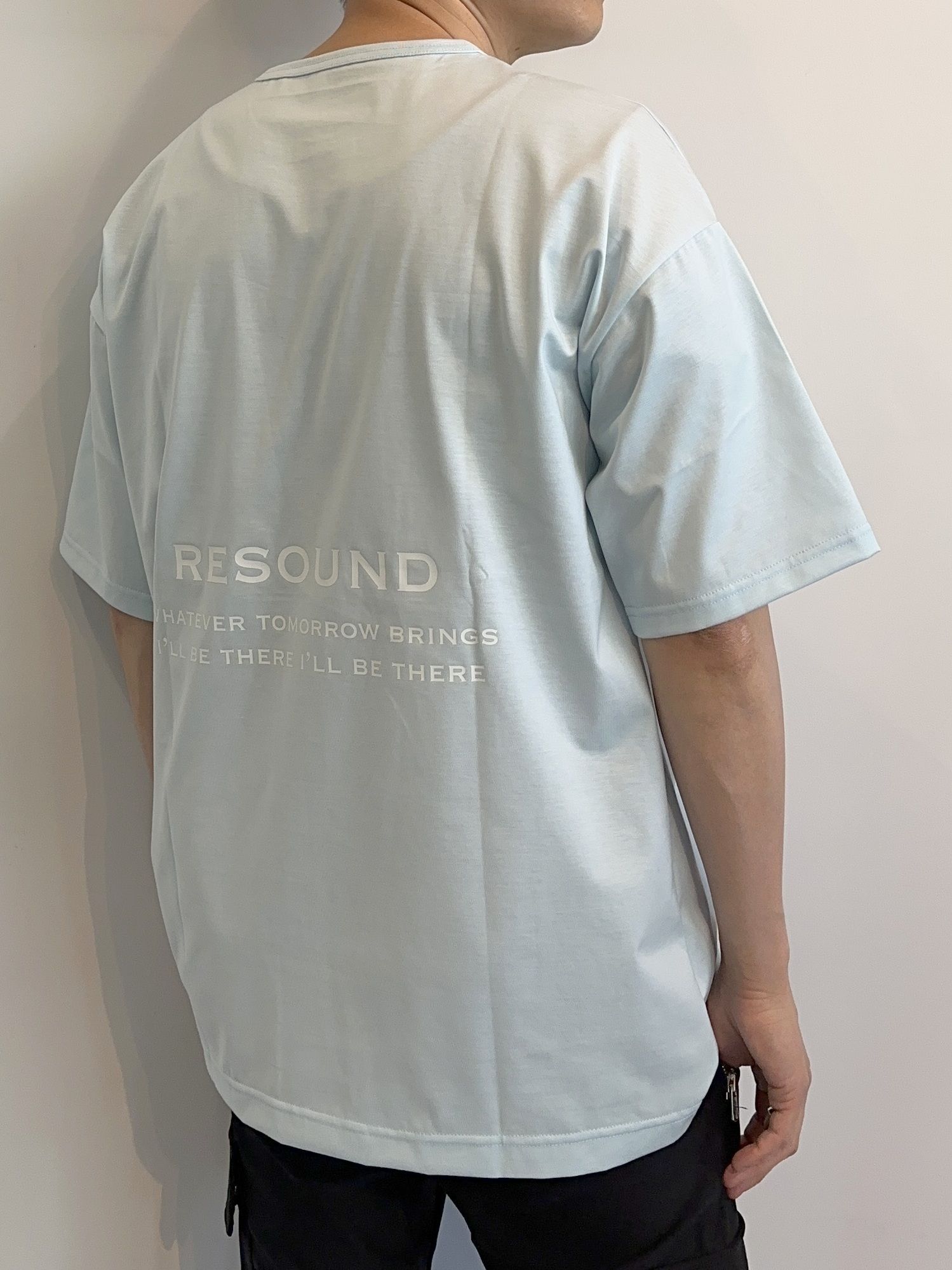 BACK ICON ROGO LOOSE TEE / RC27-T-001 / バックロゴビッグTシャツ / サックス※