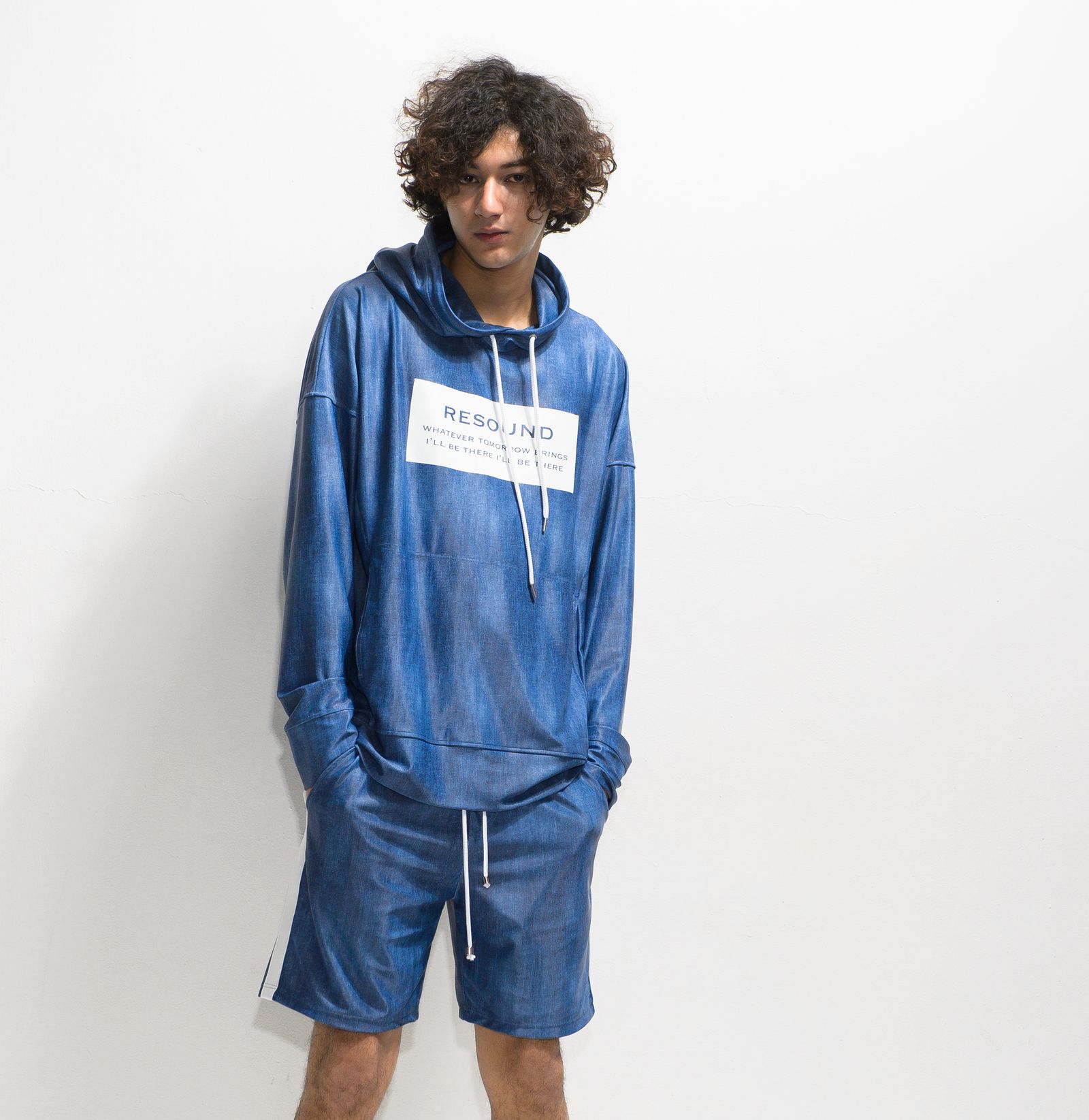 【※期間限定販売※】 DENIM RUSH LOOSE HOODIE / RC20-C-001 / ラッシュガード パーカー