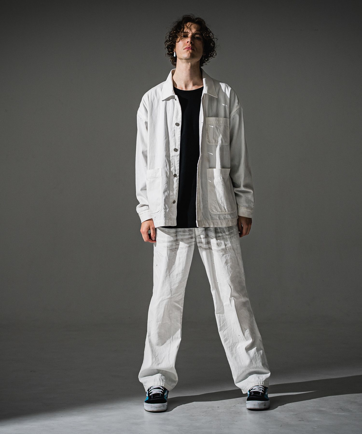 PIN ST RC OVER LONGSLEEVE TEE / RC41-T-003 / オーバーサイズ長袖バックロゴTシャツ / ブラック (7月中旬入荷予定)
