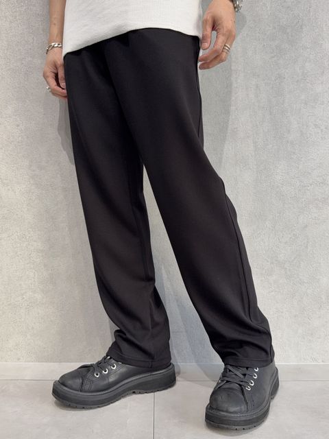SEMI WIDE TUCK PANTS / RC40-ST-016WT / セミワイドタックパンツ / ダンボールブラック