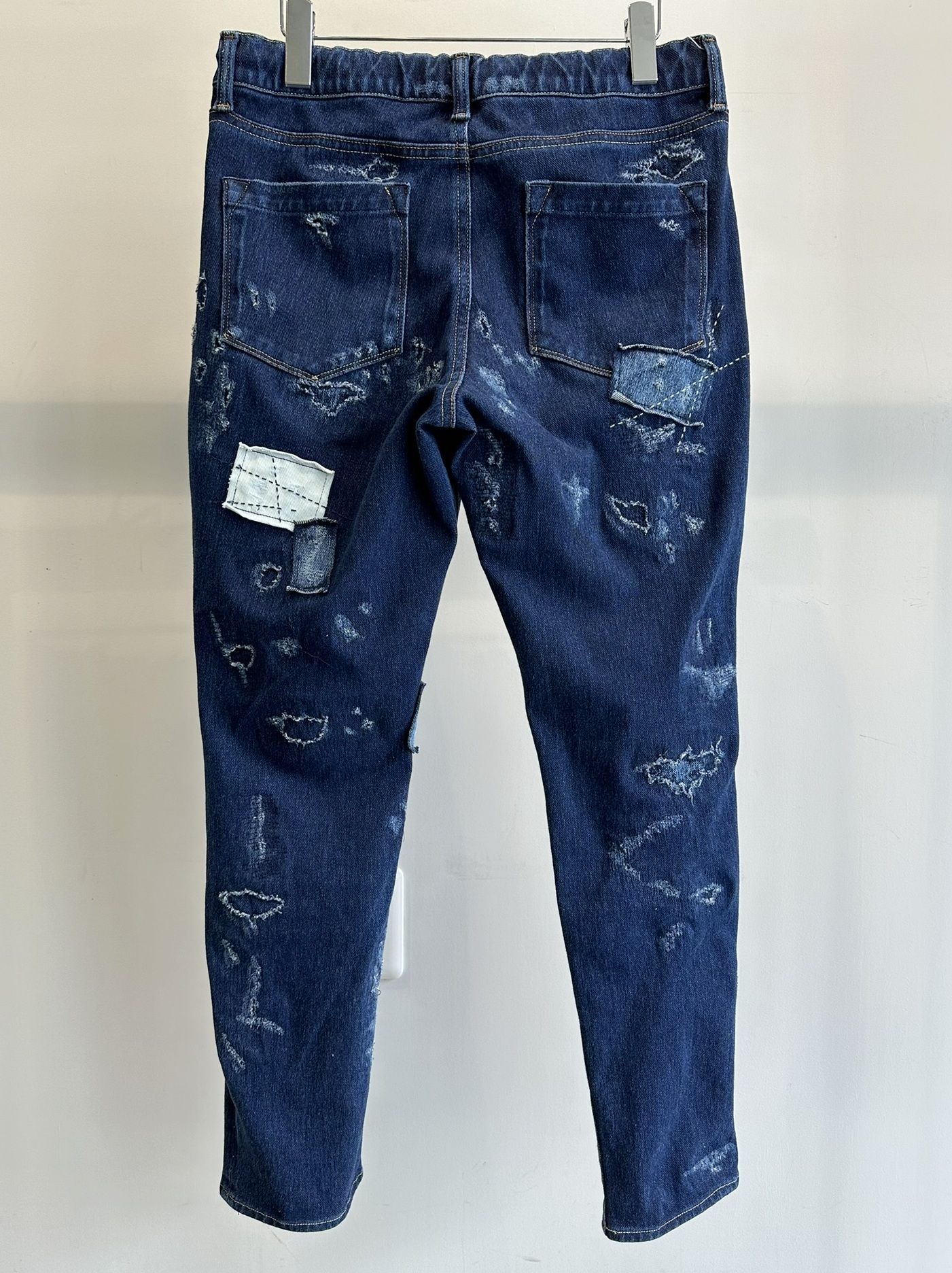 MICK DENIM JERSEY / RC31-ST-020 / デニムジャージテーパードパンツ / インディゴリメイク