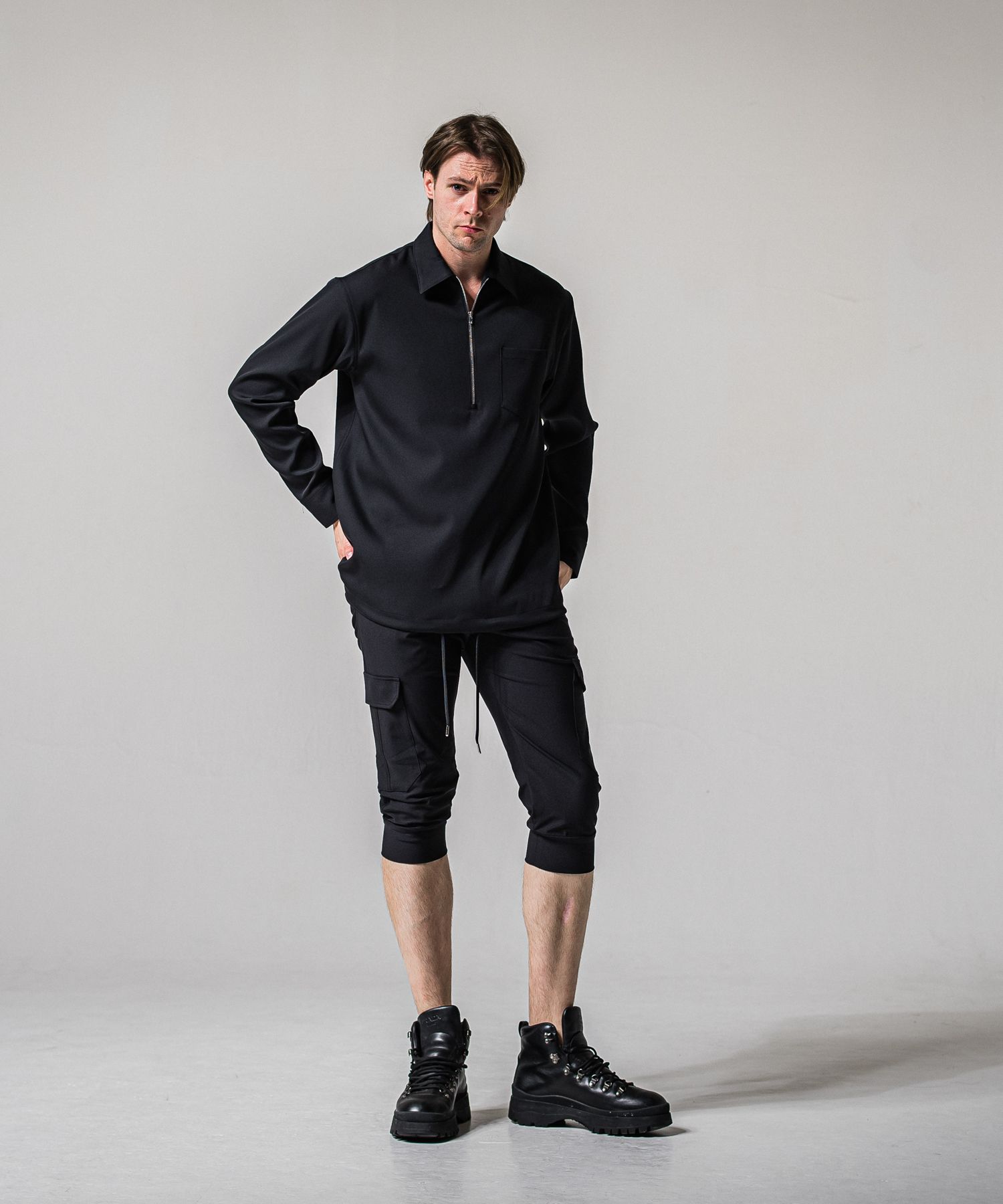 CARGO CROPPED PT / RC39-HP-001 / カーゴクロップドパンツ / ブラック (4月上旬入荷予定)