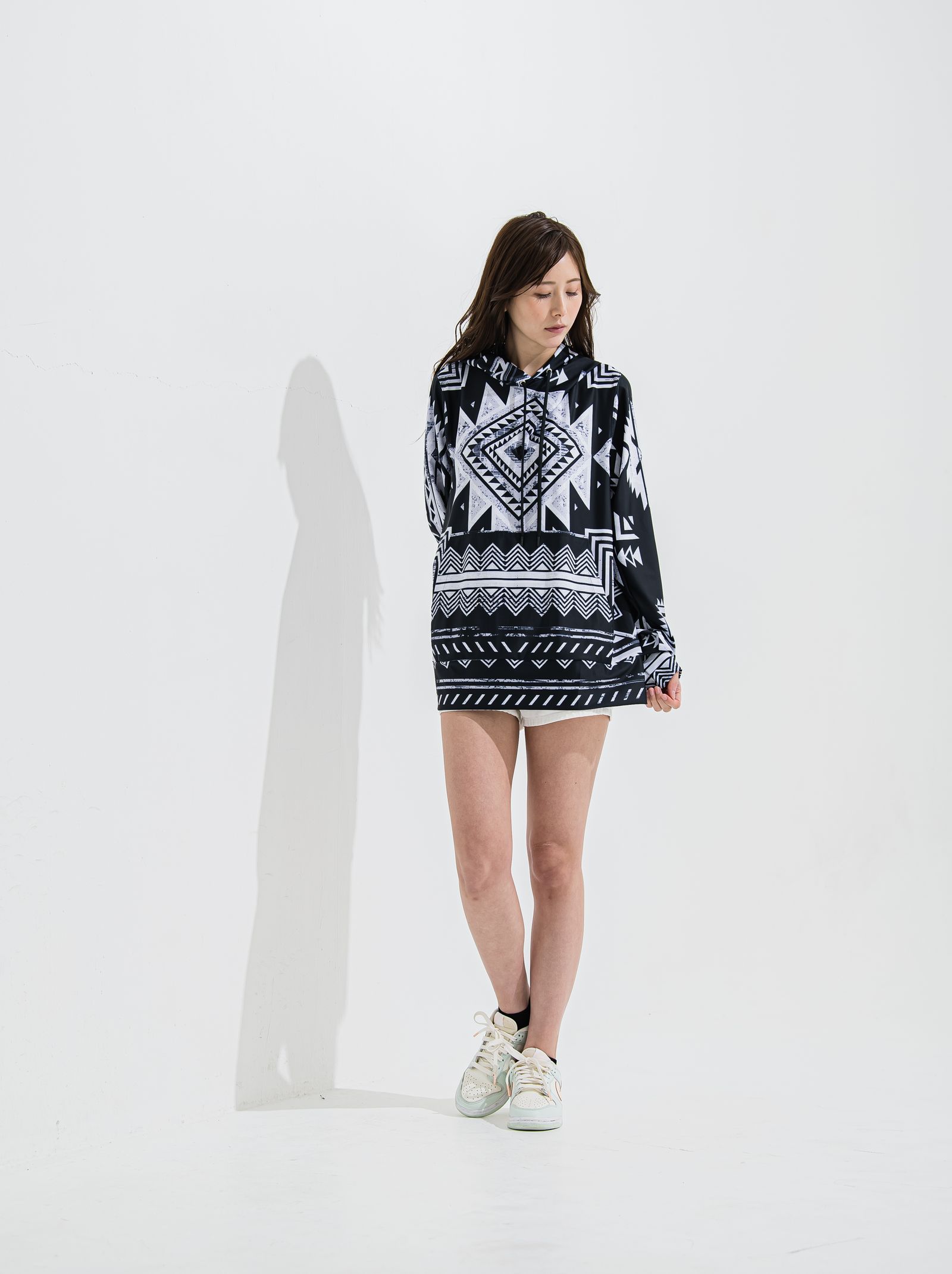 RUSH PULLOVER HOODIE / OR2-C-001  / ラッシュガードプルオーバーパーカー / ネイティヴブラック (7月中旬入荷予定)