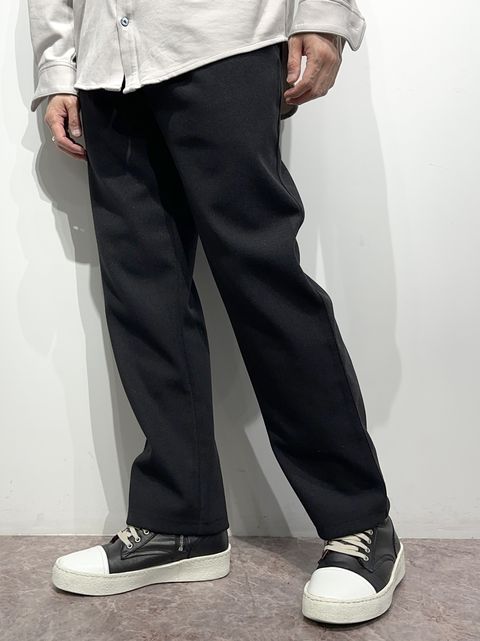 MELTON WIDE TUCK PANTS / RC34-ST-016WT / メルトンワイドタックパンツ / ブラック