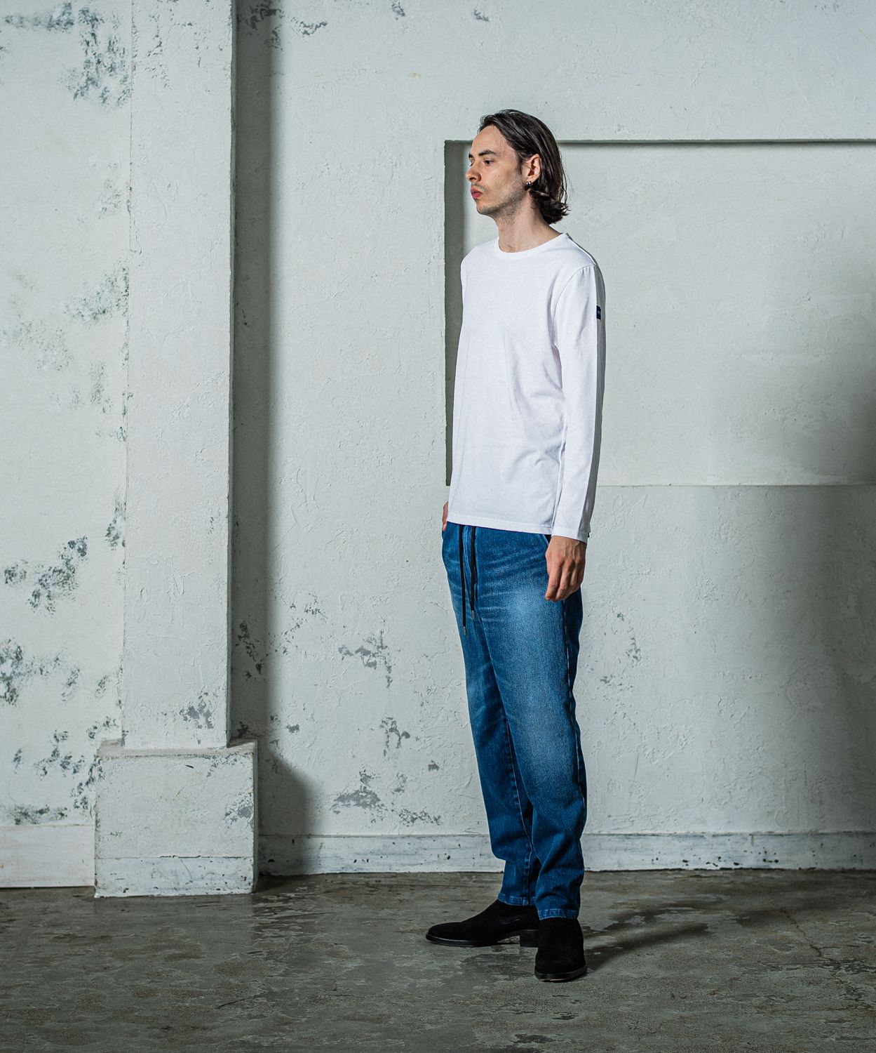 LONG SLEEVE TEE / RC35-T-008 / 無地長袖Tシャツ / ホワイト