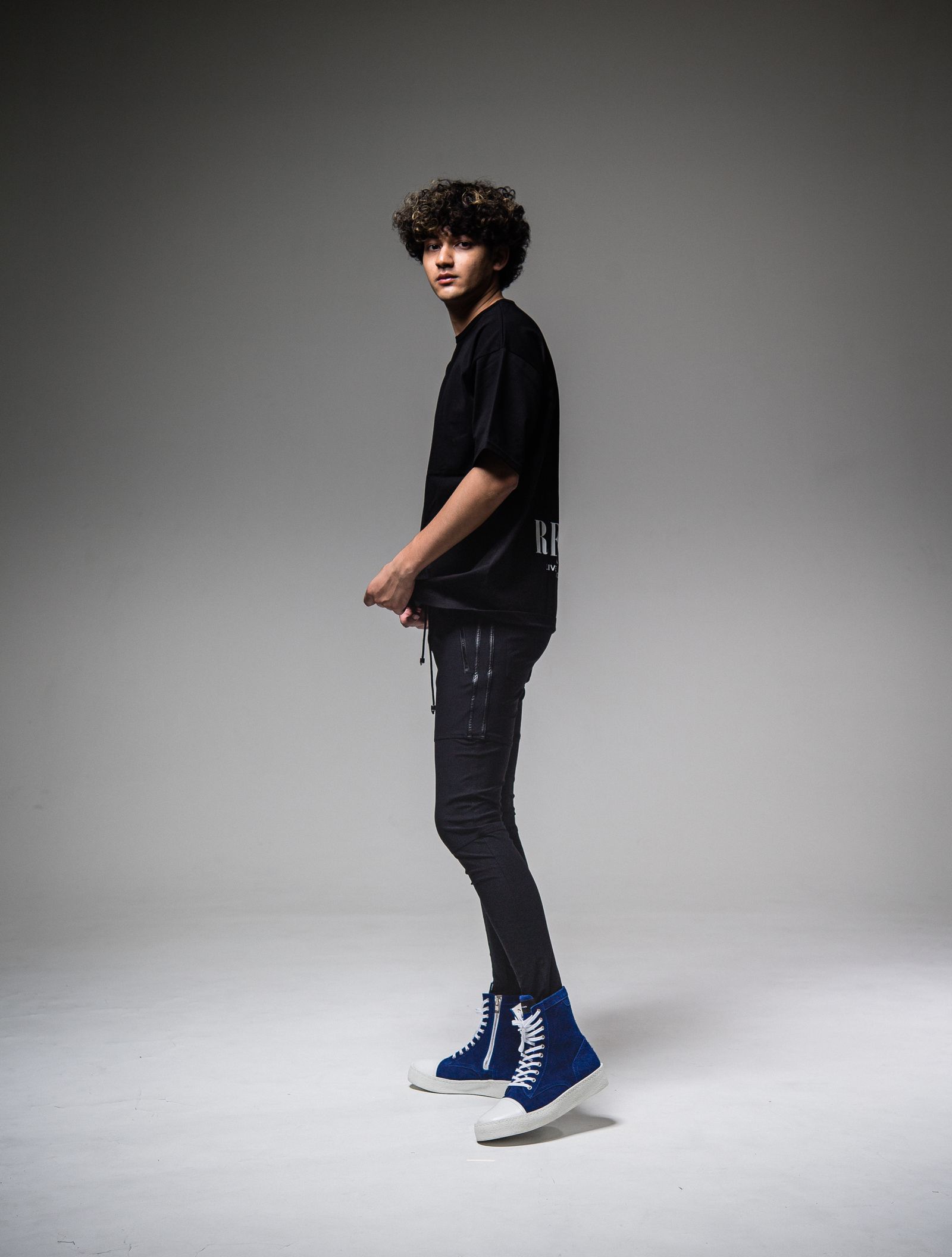 BACK ROGO LOOSE TEE / RC25-T-003 / バックロゴビッグTシャツ / ブラック※