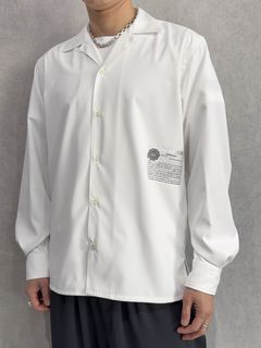 WILL SHIRTS / DP1-SH-001 / ウィルプリントオープンカラーシャツ / ホワイト