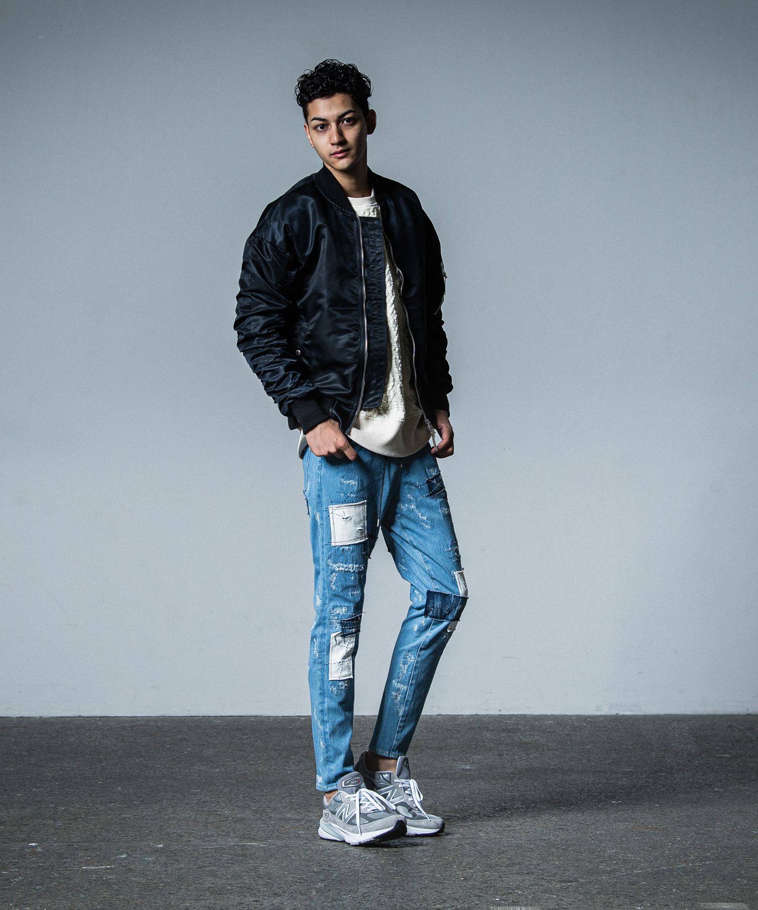 DAVID JACKET / RC33-JK-003 / MA-1 / ブラック