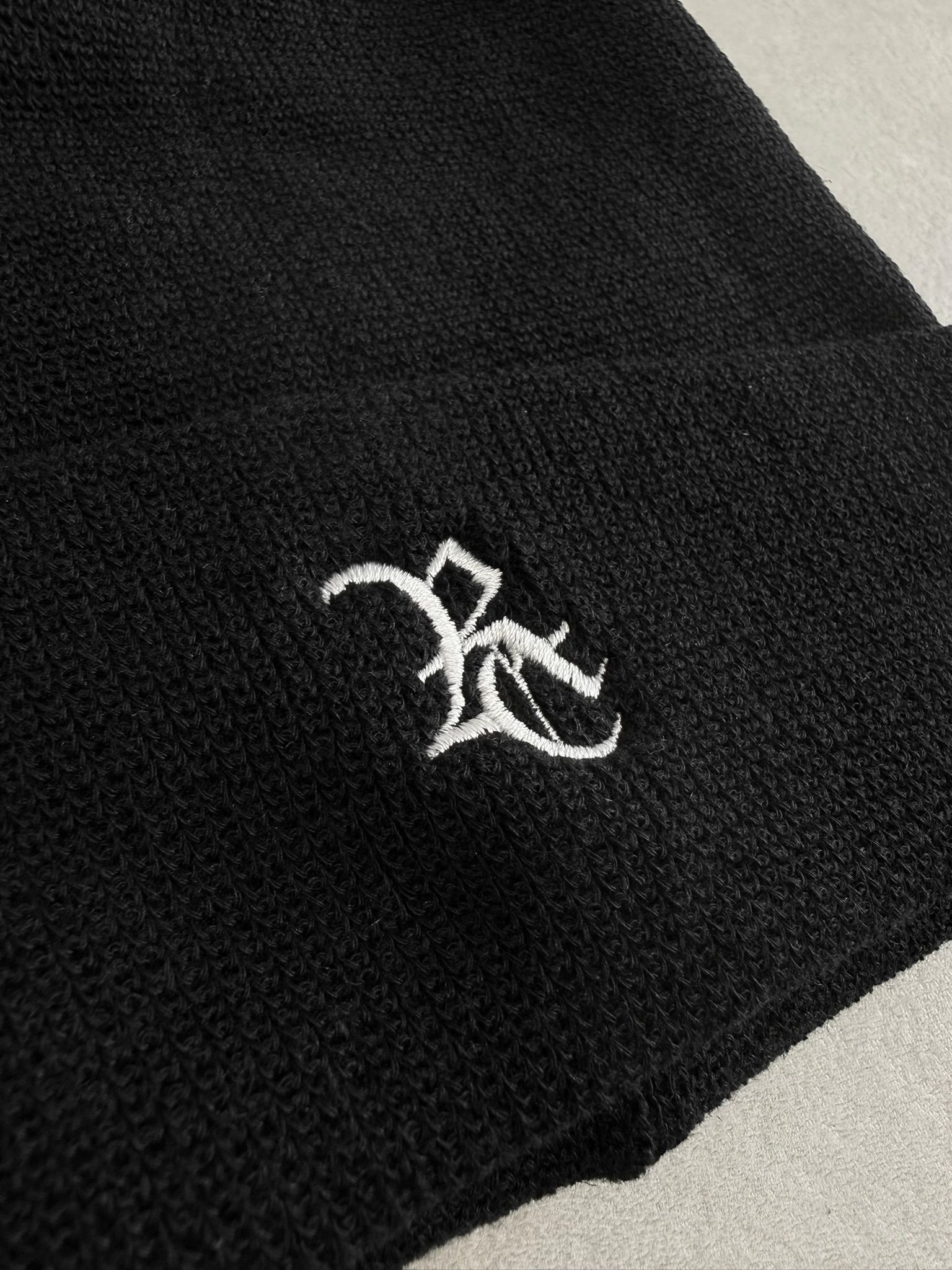 LINEN KNIT CAP / RC39-CAP-001 / コットンリネンニットキャップ / ブラックRC