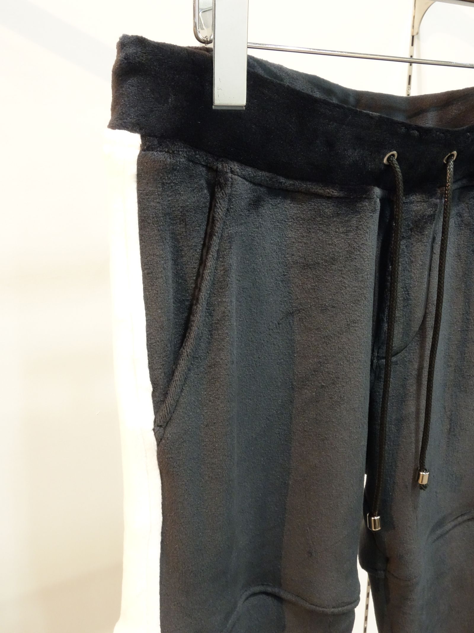 【RUDO掲載】 DOUBLE VELOURS FLEECE SLASH LINE PT / RC22-ST-012H / ベロアフリースラインパンツ